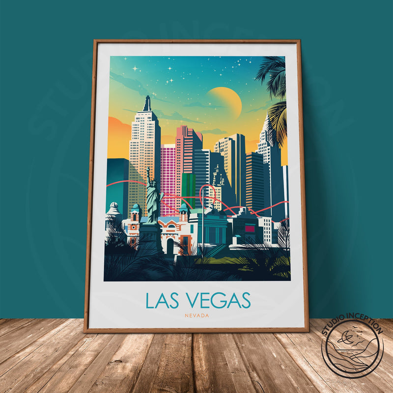 Las Vegas Minimalist Print