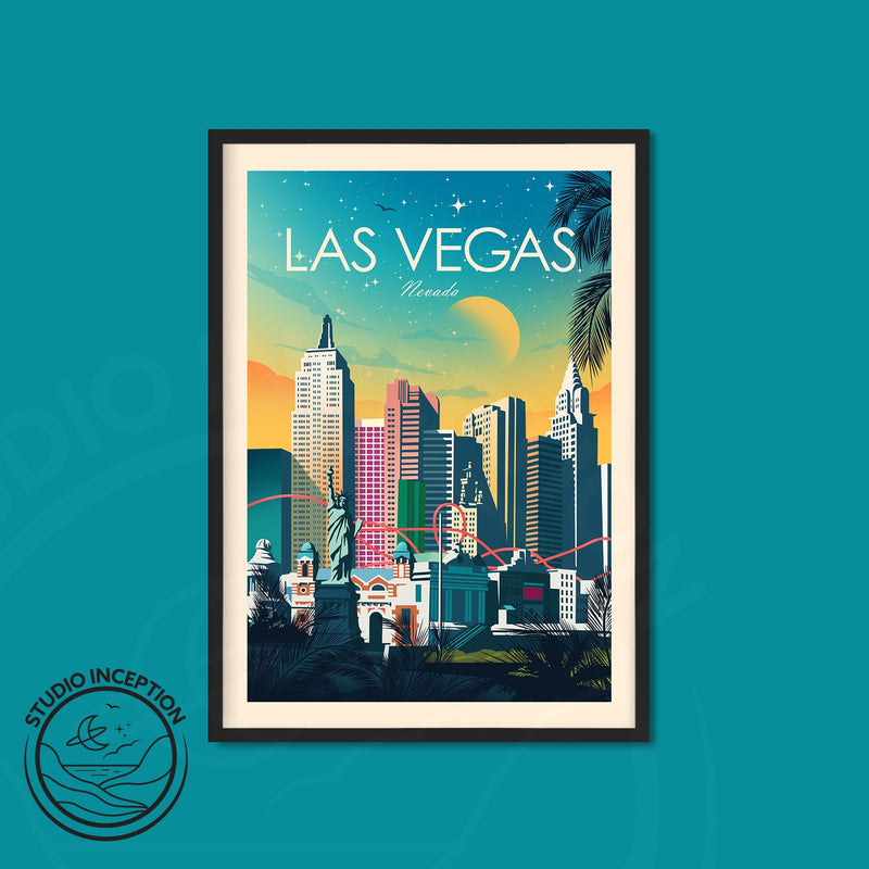 Las Vegas Traditional Style Print