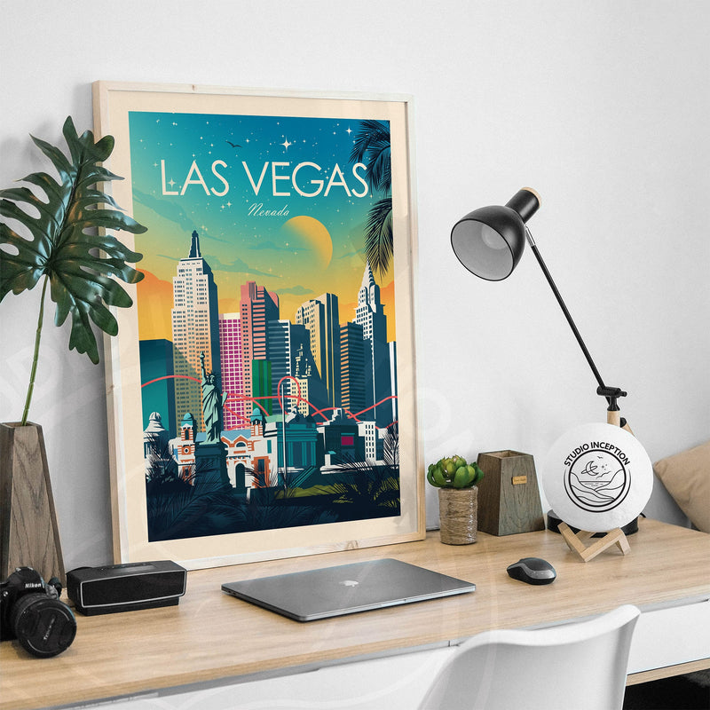 Las Vegas Traditional Style Print