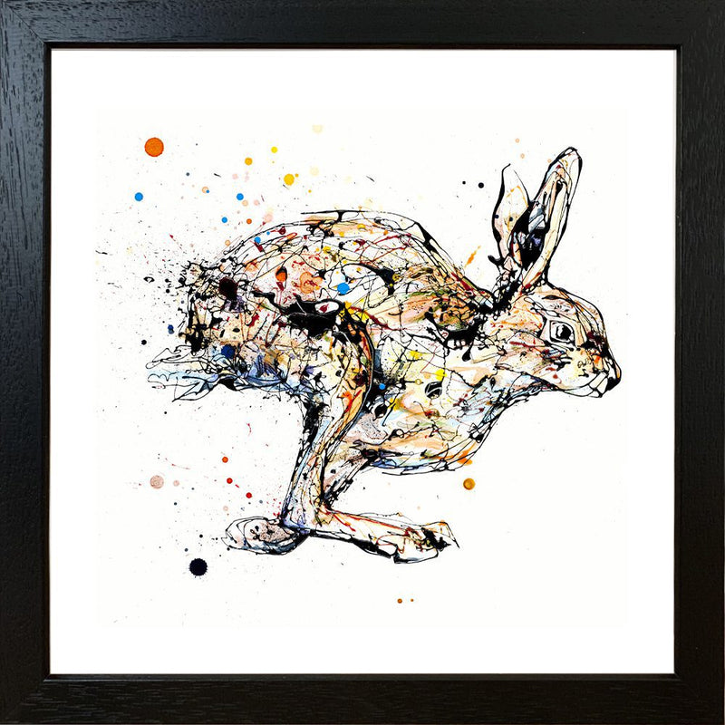 Like the Wind - Hare Print with Size and Presentation Options