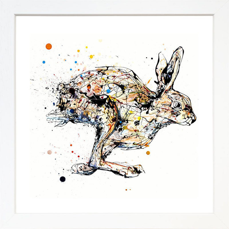 Like the Wind - Hare Print with Size and Presentation Options