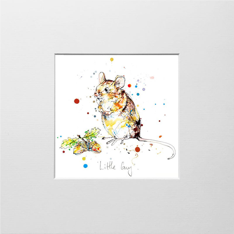 Little Guy - Mouse Print, 30x30cm with Size and Presentation Options