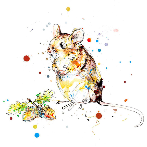 Little Guy - Mouse Print, 30x30cm with Size and Presentation Options
