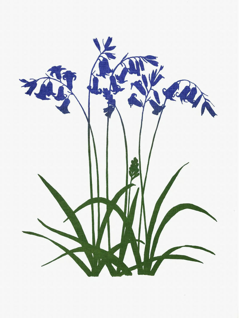 Bluebell Irish Linen Tea Towel