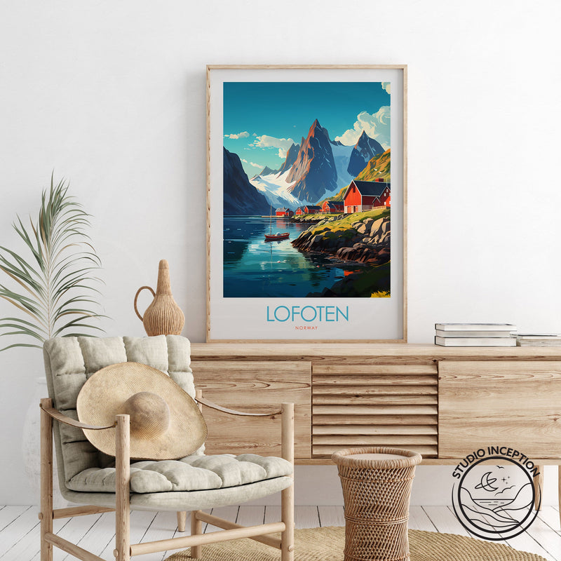 Lofoten Minimalist Print