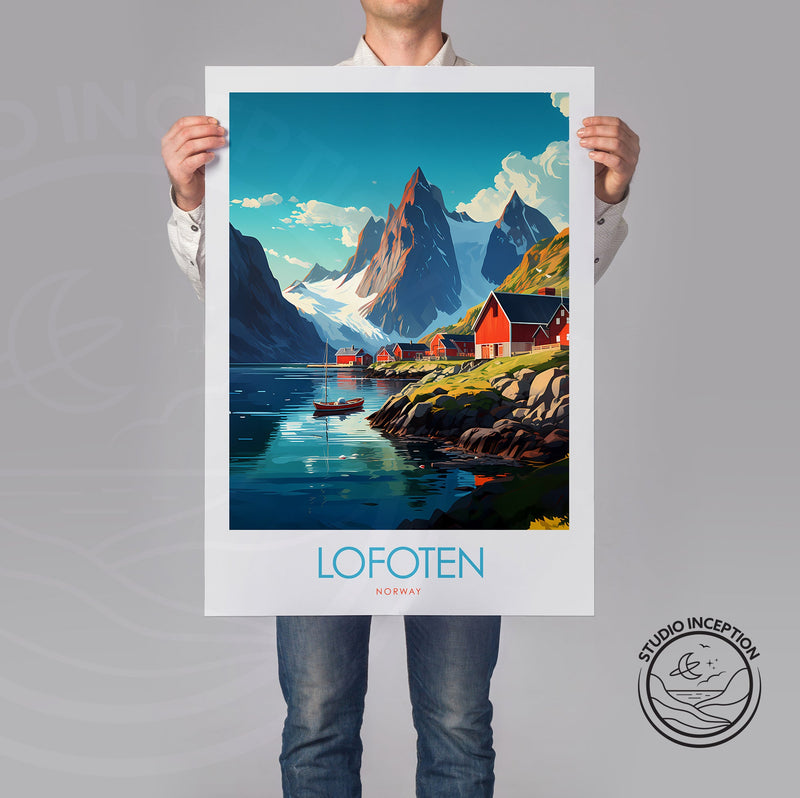 Lofoten Minimalist Print