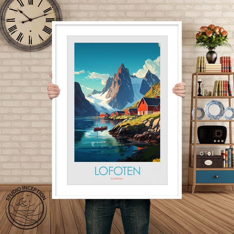 Lofoten Minimalist Print