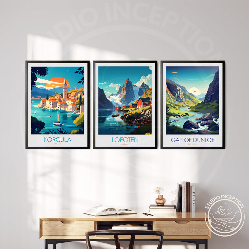 Lofoten Minimalist Print