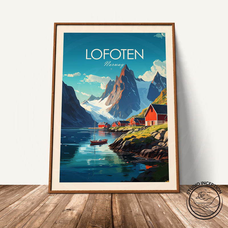 Lofoten Traditional Style Print