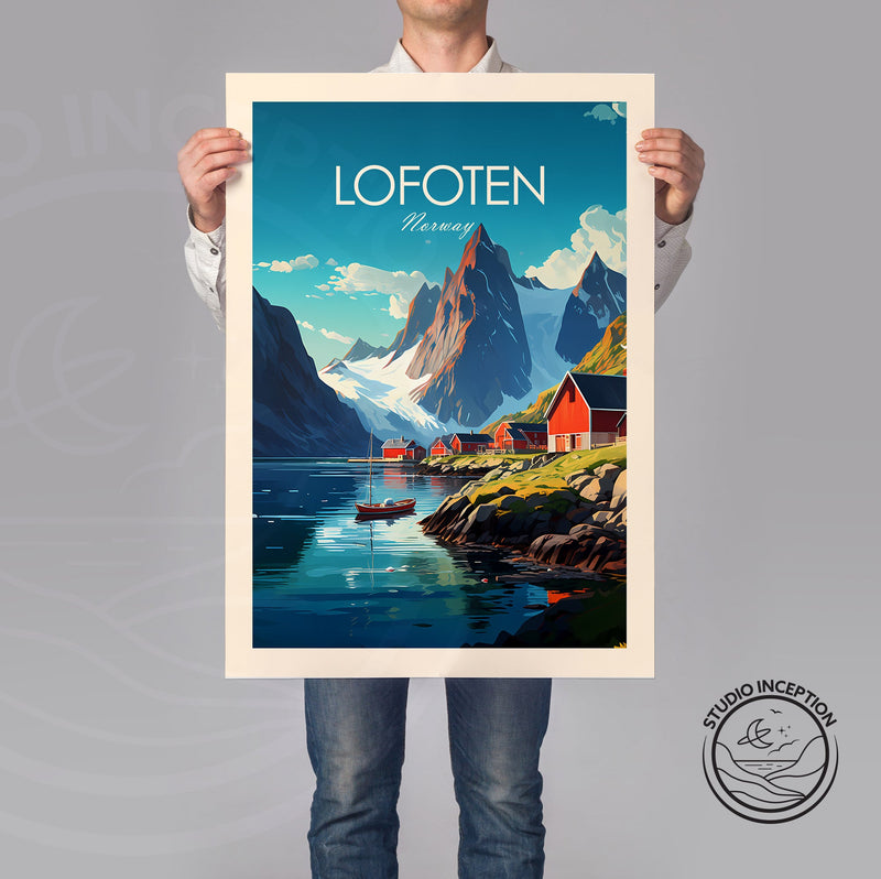 Lofoten Traditional Style Print