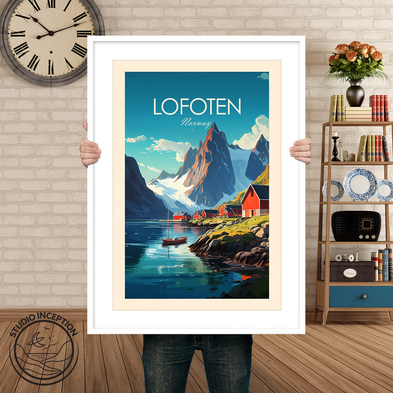 Lofoten Traditional Style Print