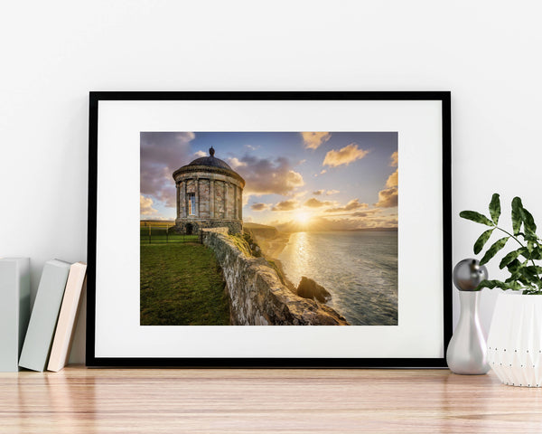 Mussenden Temple A4 Mounted Print