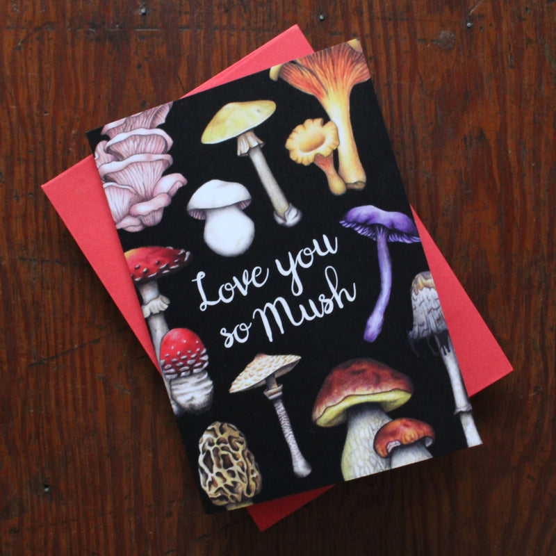 Love You So Mush' Greetings Card