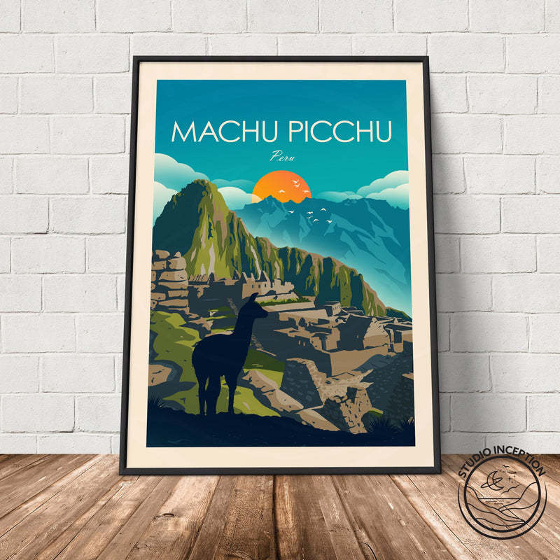 Machu Picchu Traditional Style Print