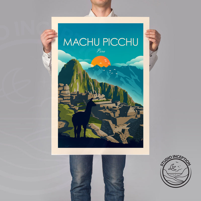 Machu Picchu Traditional Style Print