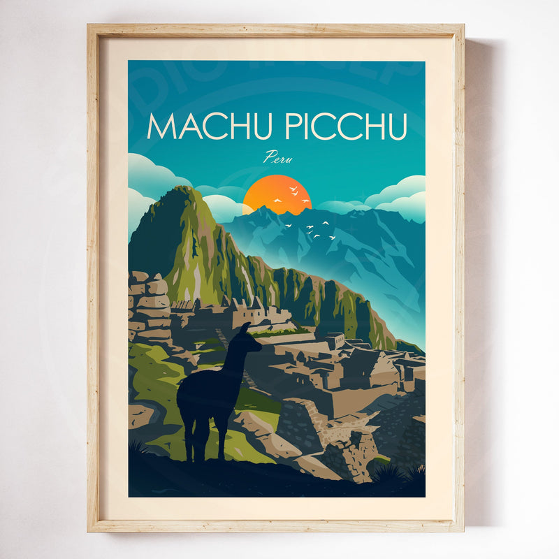 Machu Picchu Traditional Style Print