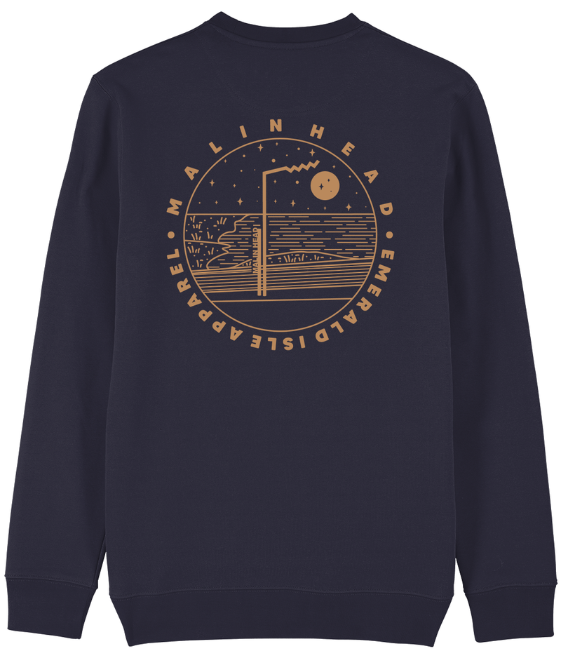 Navy Malin Head Sweatshirt