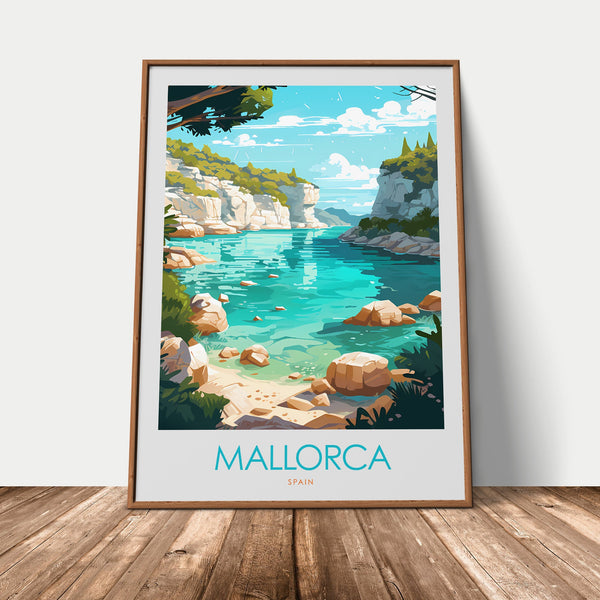 Mallorca Minimalist Print