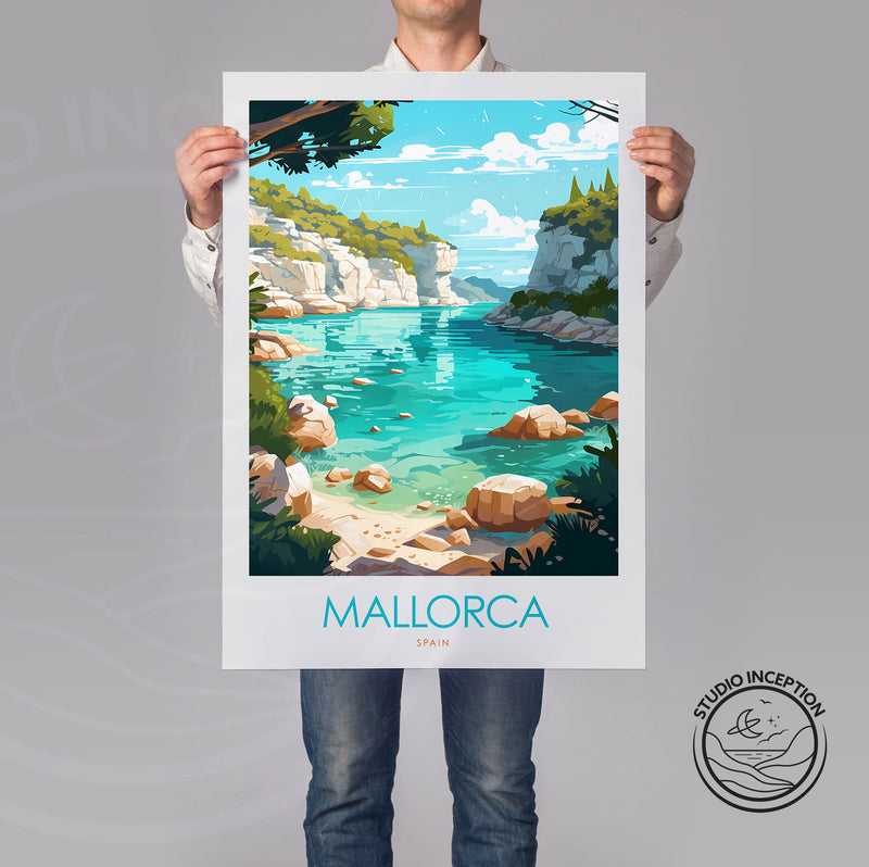 Mallorca Minimalist Print