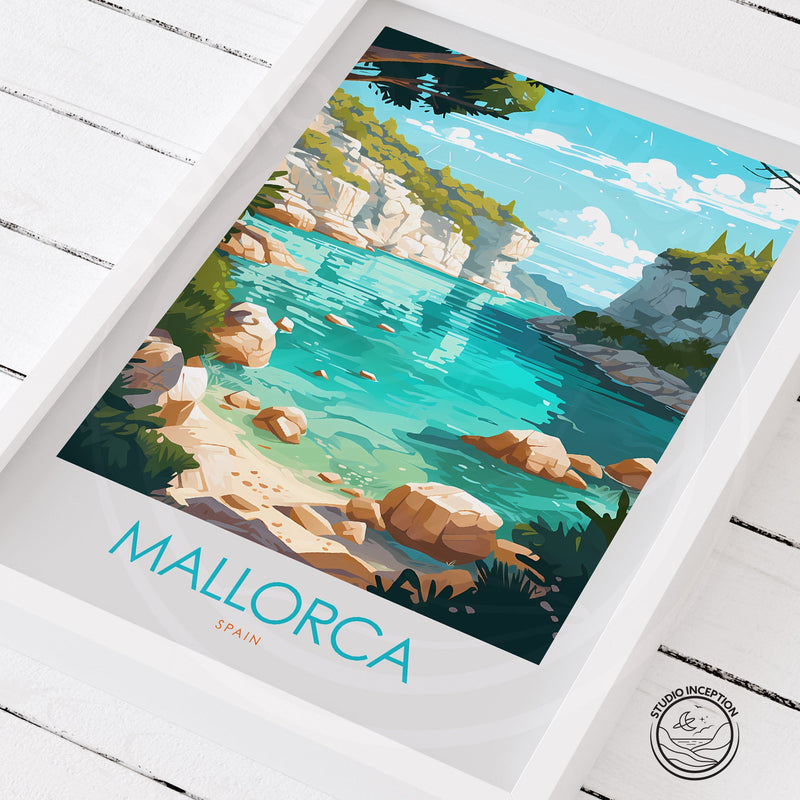 Mallorca Minimalist Print