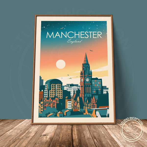 Manchester Traditional Style Print
