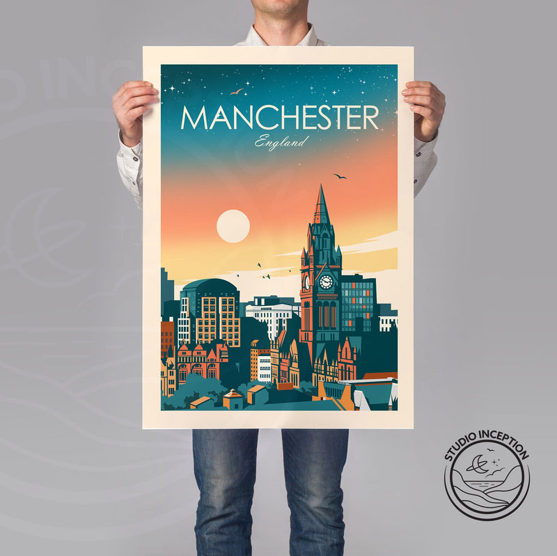 Manchester Traditional Style Print