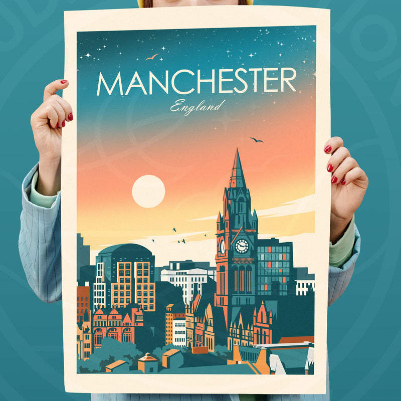 Manchester Traditional Style Print