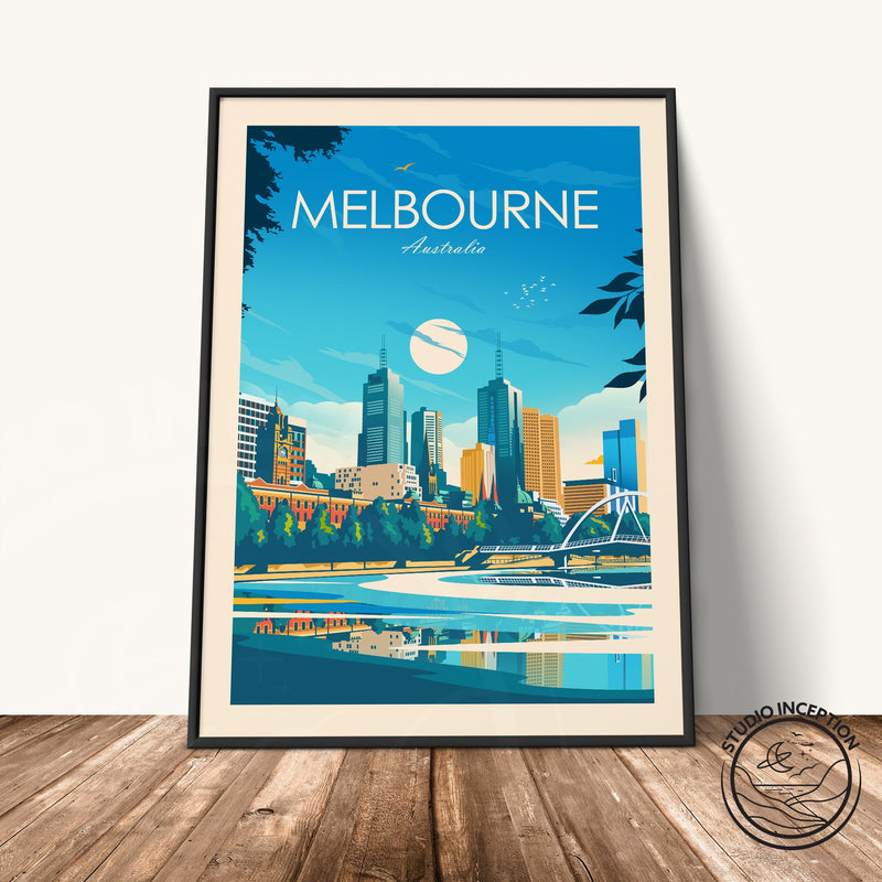 Melbourne Traditional Style Print