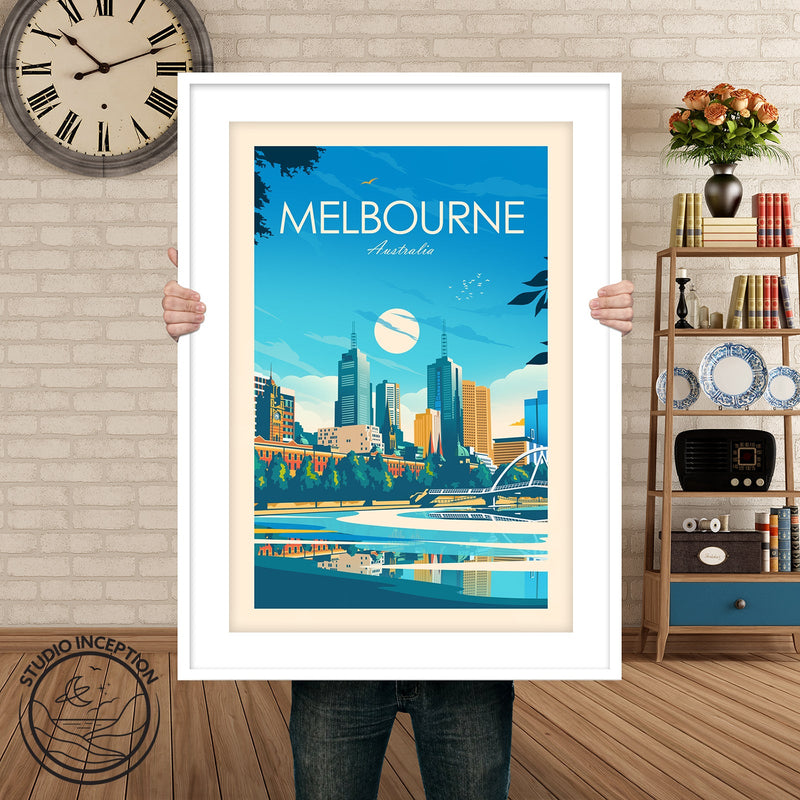 Melbourne Traditional Style Print