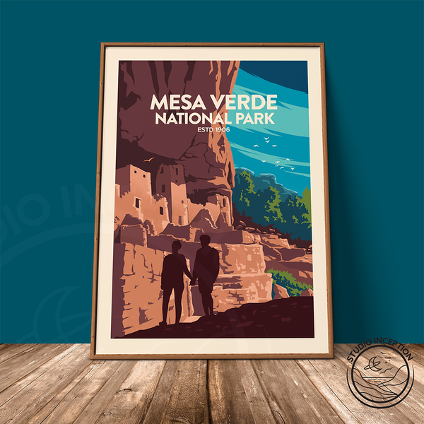 Mesa Verde National Park Traditional Style Print