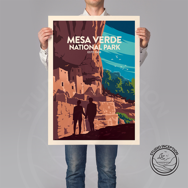 Mesa Verde National Park Traditional Style Print