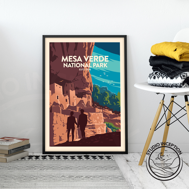 Mesa Verde National Park Traditional Style Print