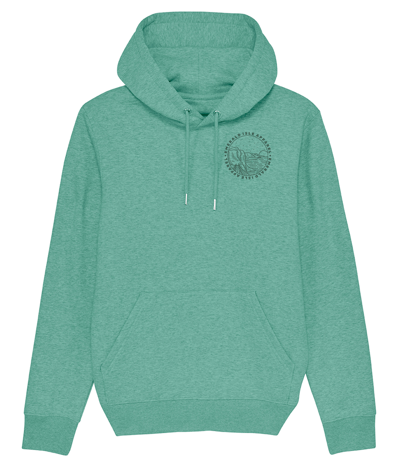 Heather Green Carrick-A-Rede Pullover Pouch Hoodie