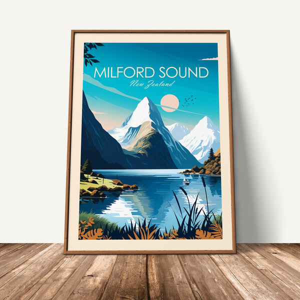 Milford Sound Traditional Style Print