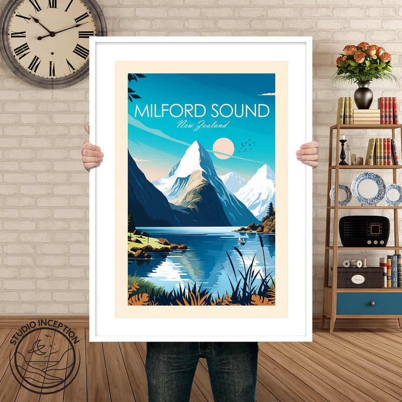 Milford Sound Traditional Style Print