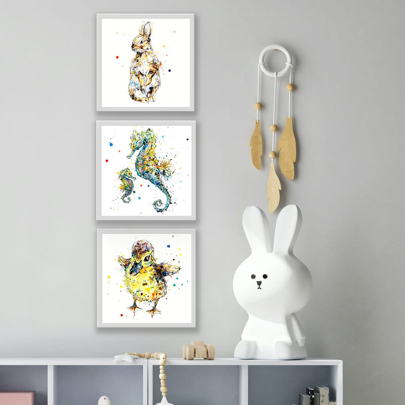 Pumpkin - Rabbit Print with Size and Presentation Options