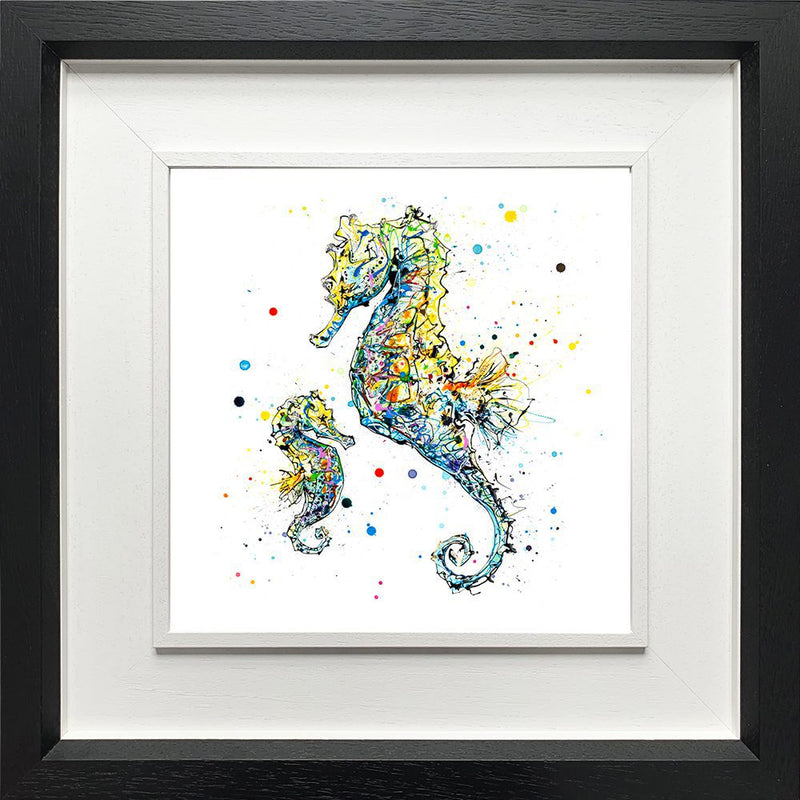 Mini Me - Seahorse Print, 30x30cm with Size and Presentation Options