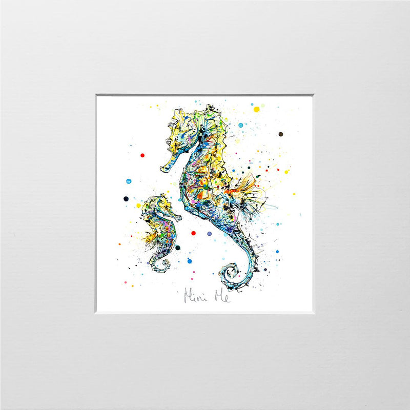 Mini Me - Seahorse Print, 30x30cm with Size and Presentation Options