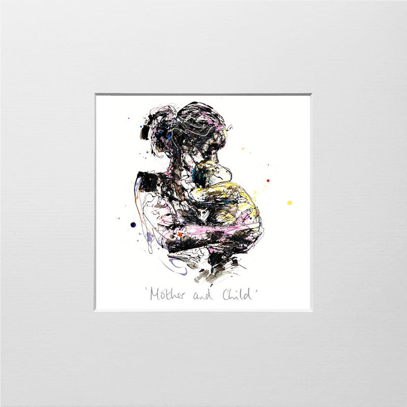 Mother and Child - Motherhood Print with Size and Presentation Options