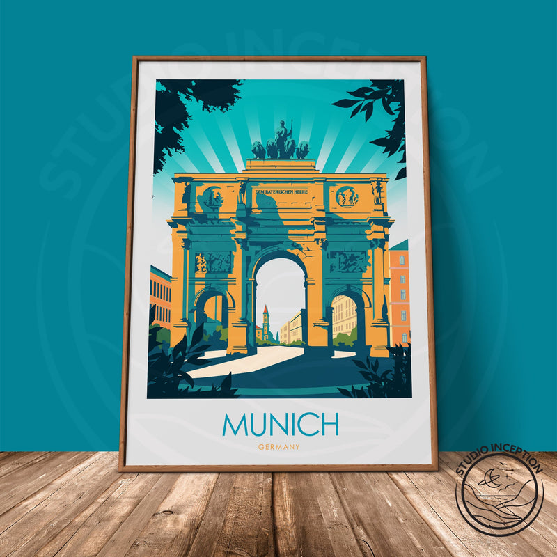 Munich Germany Minimalist Print