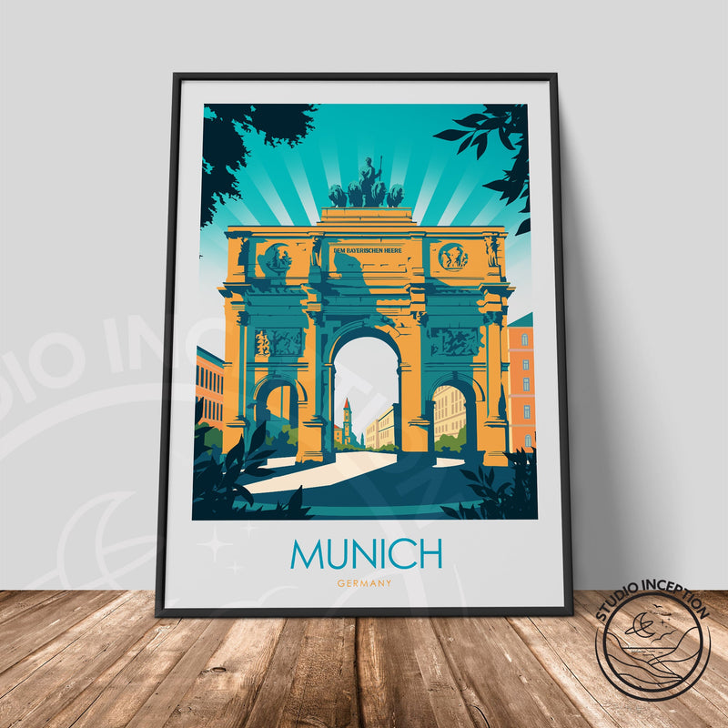 Munich Germany Minimalist Print