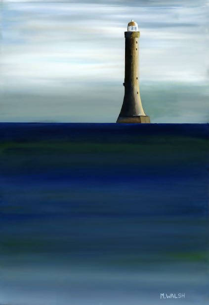 Haulbowline Lighthouse (blue)
