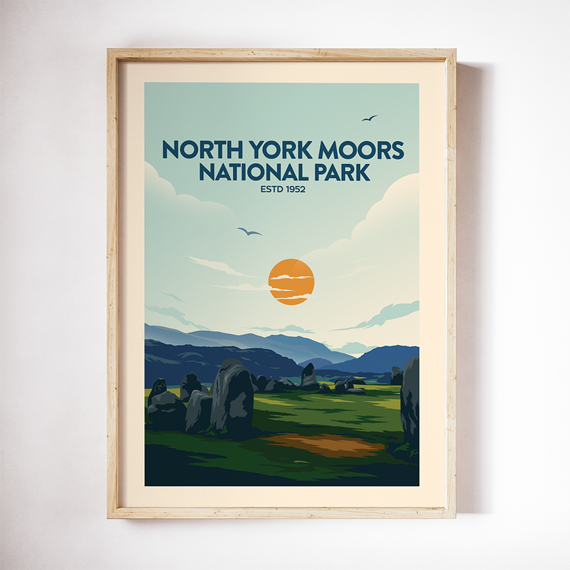 North York Moors National Park Traditional Style Print