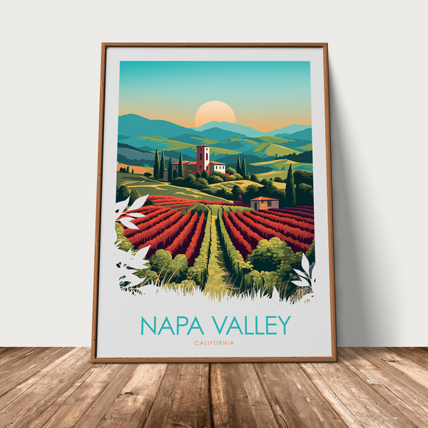 Napa Valley Minimalist Print