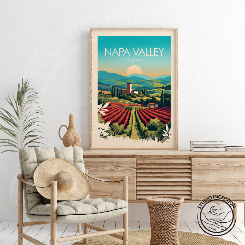 Napa Valley Traditional Style Print