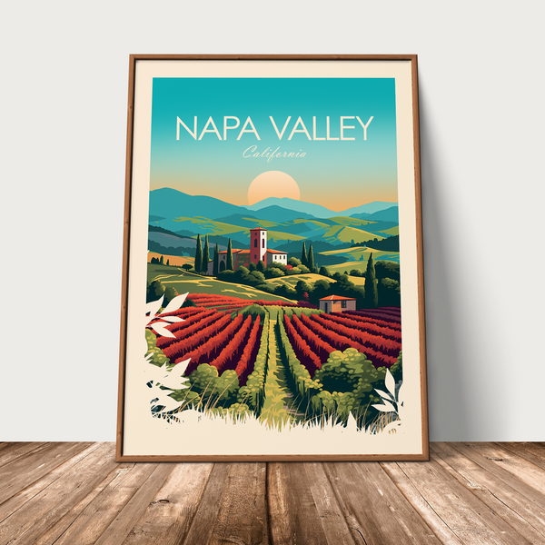 Napa Valley Traditional Style Print