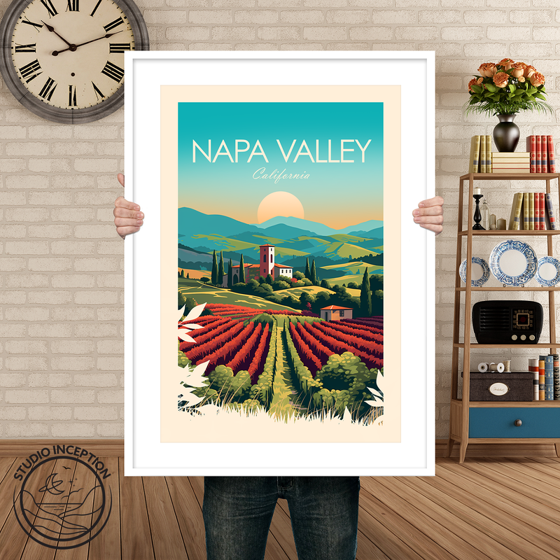 Napa Valley Traditional Style Print