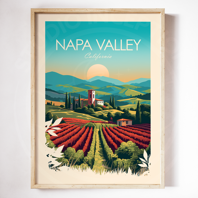 Napa Valley Traditional Style Print