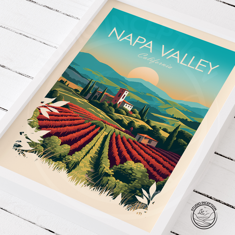 Napa Valley Traditional Style Print