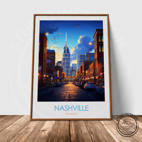 Nashville Minimalist Print